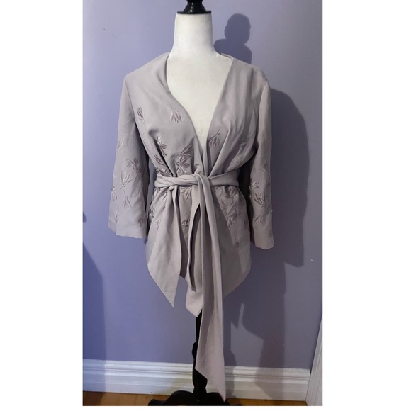 Jacques Vert kimono blazer lavender - Picture 3 of 5